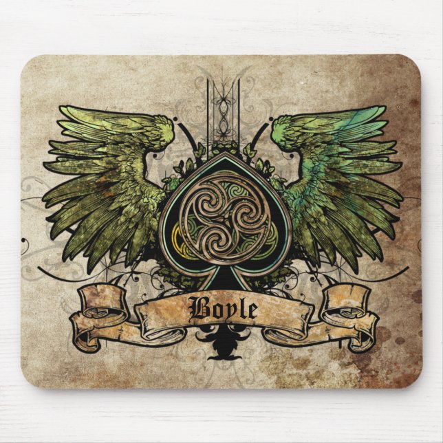 Tapis De Souris Tatouage celtique Mousepad urbain d'Irlandais de (Devant)