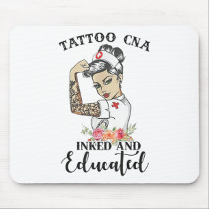 Tapis De Souris Tatouage Peut Enchaîner Et Éduquer Forte Femme For