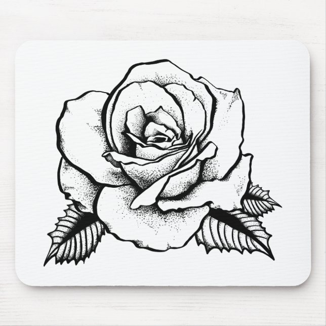 Tapis De Souris tatouage rose (Devant)
