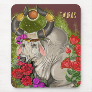 Tapis De Souris Taurus Zodiac Sign