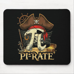 Tapis De Souris Taux pirate jour 314 professeur de maths étudiant 