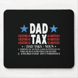 Tapis De Souris Taxe Papa Définition Drôle Fête des Pères Pour Pap