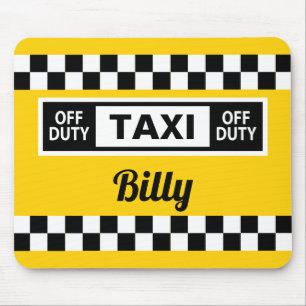 Tapis De Souris Taxi Jaune Icone Design New York
