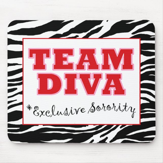 Tapis De Souris "Team Diva" (Devant)
