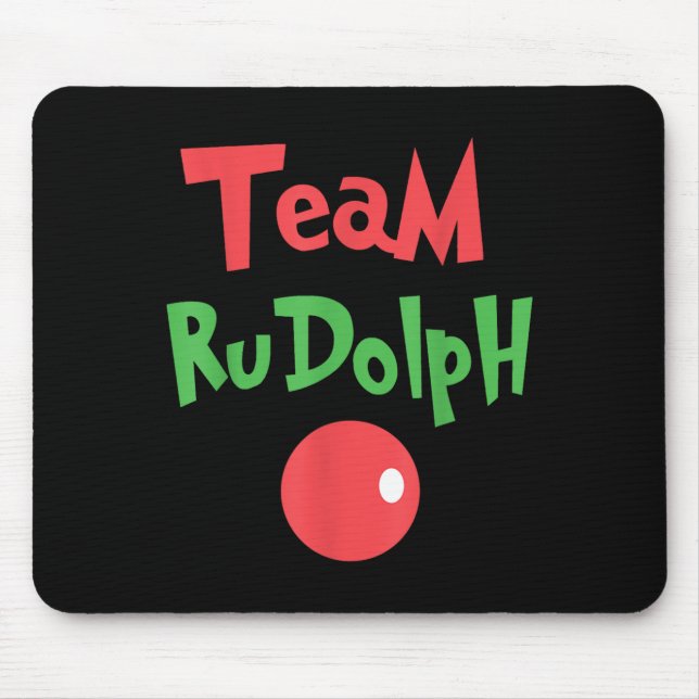 Tapis De Souris Team Rudolph - Rudolph The Red Nose Reindeer  (Devant)