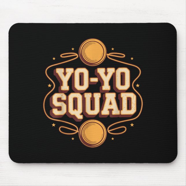 Tapis De Souris Team Yoyo Player Squad Yo-yo  (Devant)