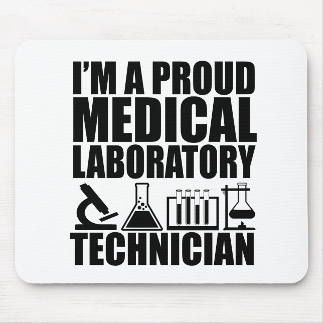 Tapis De Souris Technicien de laboratoire Médicale (Devant)