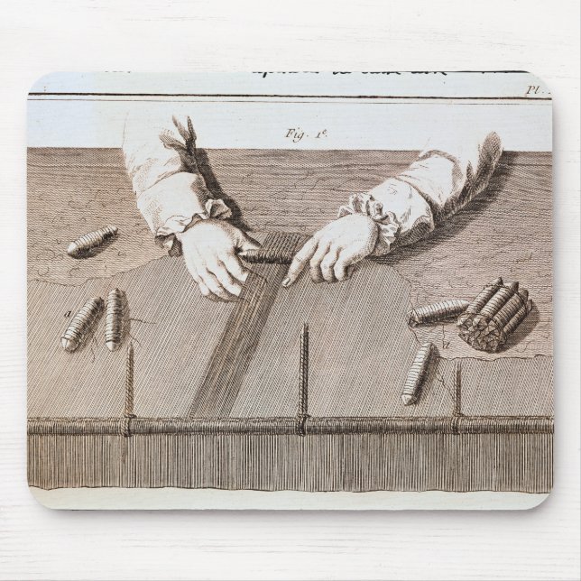 Tapis De Souris Technique de Basse-Lisse à la tapisserie de (Devant)