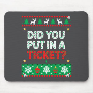 Tapis De Souris Technologie de l'information Funny Noël Ordinateur