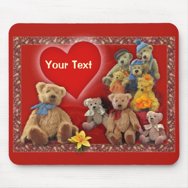 Tapis De Souris Teddy (personnalisable) (Devant)