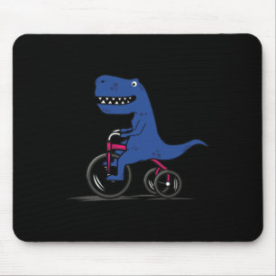 Tapis De Souris Tee-shirt de vélo tout terrain dinosaure . Vtt