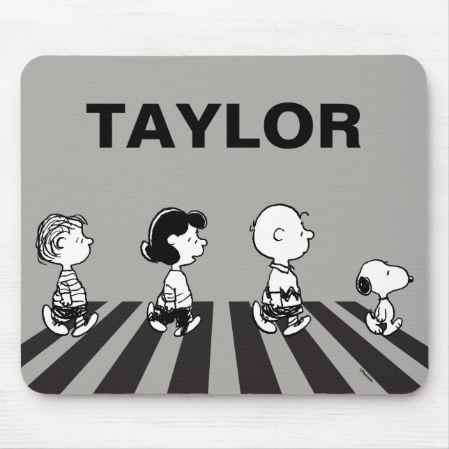 Tapis De Souris Tee - shirt | Marche de groupe | Ajouter Votre Nom (Devant)