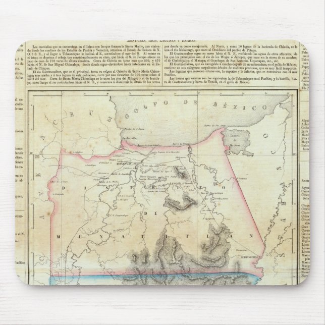 Tapis De Souris Tehuantepec, Mexique (Devant)