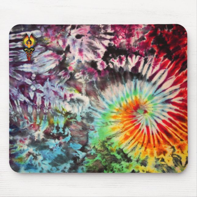 Tapis De Souris Teinture arc-en-ciel (Devant)