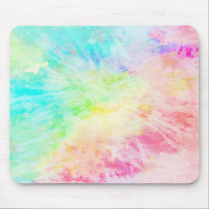 Tapis De Souris Teinture arc-en-ciel