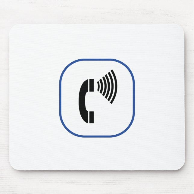Tapis De Souris Téléphone de contrôle du volume (Devant)