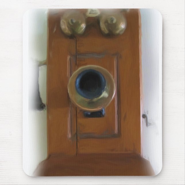 Tapis De Souris Téléphone vintage Mousepad (Devant)