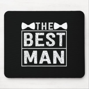 Tapis De Souris Témoins de mariage homme drôle enterrement de vie 