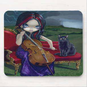 Tapis De Souris Tempête" Mousepad "de violoncelle