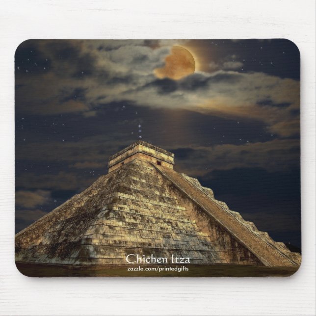 Tapis De Souris Temple de Chichen Itza 2012 Mayan Mousepad (Devant)
