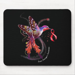 Tapis De Souris Tenir en Bourgogne Ribbon Cerveau Aneurysme Sensib