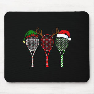 Tapis De Souris Tennis Joyeux Noël 3 Tennis Racket Noël