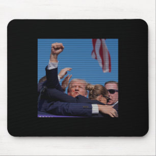 Tapis De Souris Tentative d'initiation - Trump's Rally Pennsylvani