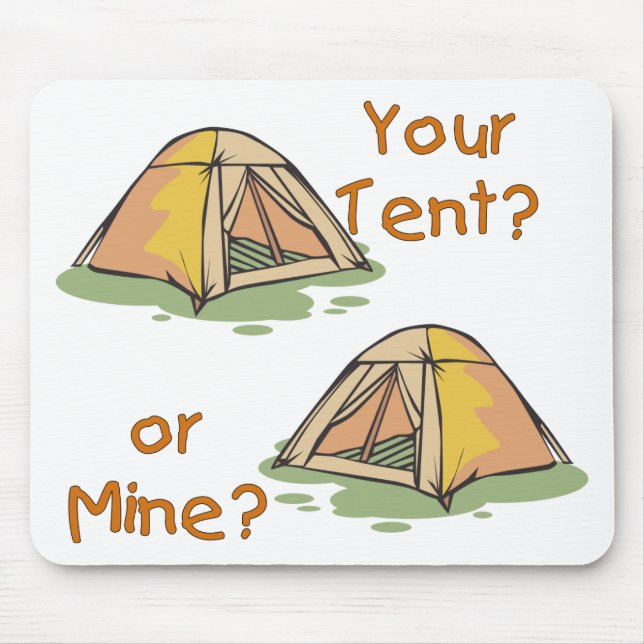 Tapis De Souris Tentes de camping (Devant)
