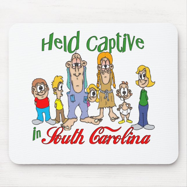 Tapis De Souris Tenu captif en Caroline du Sud (Devant)