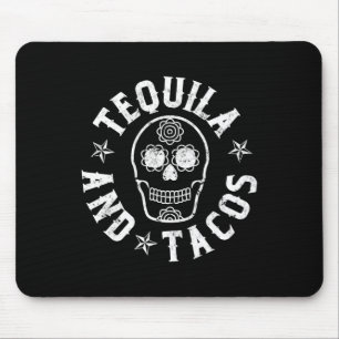 Tapis De Souris Tequila Et Tacos Cinco De Mayo Nourriture Mexicain
