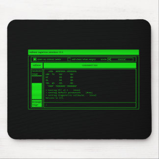 Tapis De Souris Terminal vert programmeur