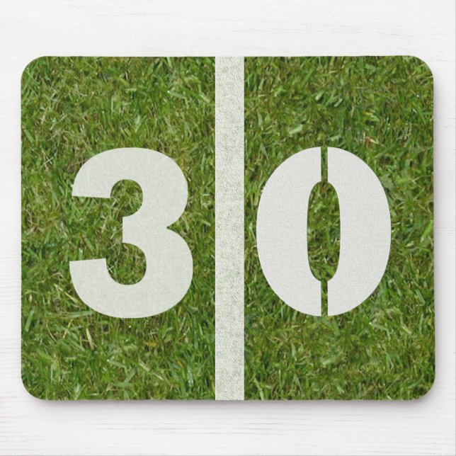 Tapis De Souris Terrain de football Mousepad de 30 lignes (Devant)