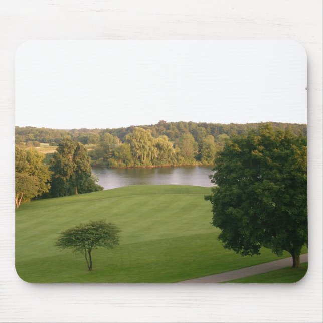 Tapis De Souris Terrain de golf Mousepad du Lac Léman (Devant)