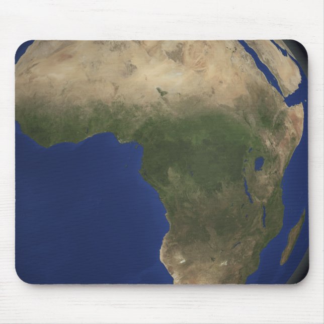 Tapis De Souris Terre avec couverture terrestre sur l'Afrique (Devant)