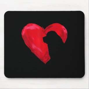 Tapis De Souris Terre de Newfoundland valentiday dog vend