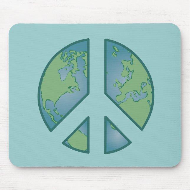 Tapis De Souris Terre paisible Mousepad (Devant)