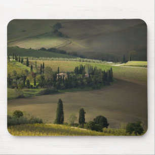 Tapis De Souris Terres agricoles autour de Montepulciano, Toscane,