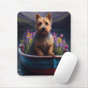 Tapis De Souris Terrier australien à Paddle : Une aventure Pittore