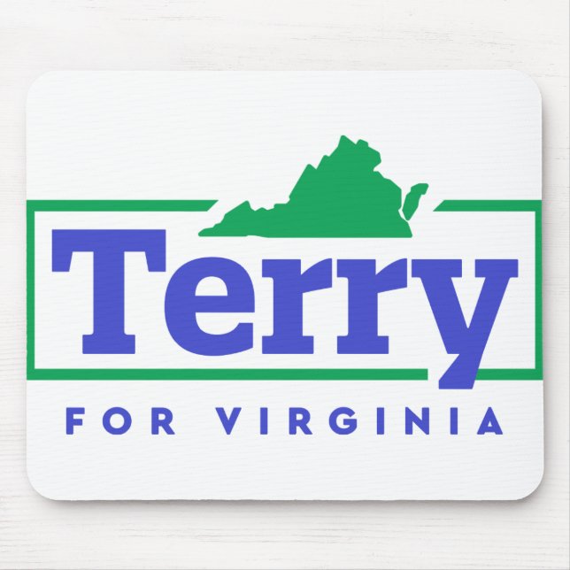 Tapis De Souris Terry McAuliffe pour le gouverneur de Virginie (Devant)