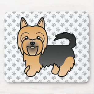 Tapis De Souris Tervueren Australien Bleu et Tan Chien de Dessin A