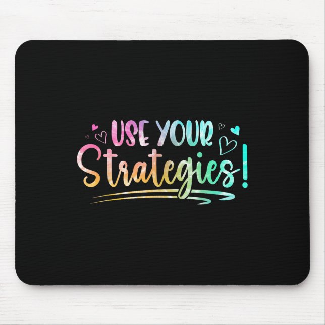 Tapis De Souris Test Day State Testing Exam Teacher Student Motiva (Devant)