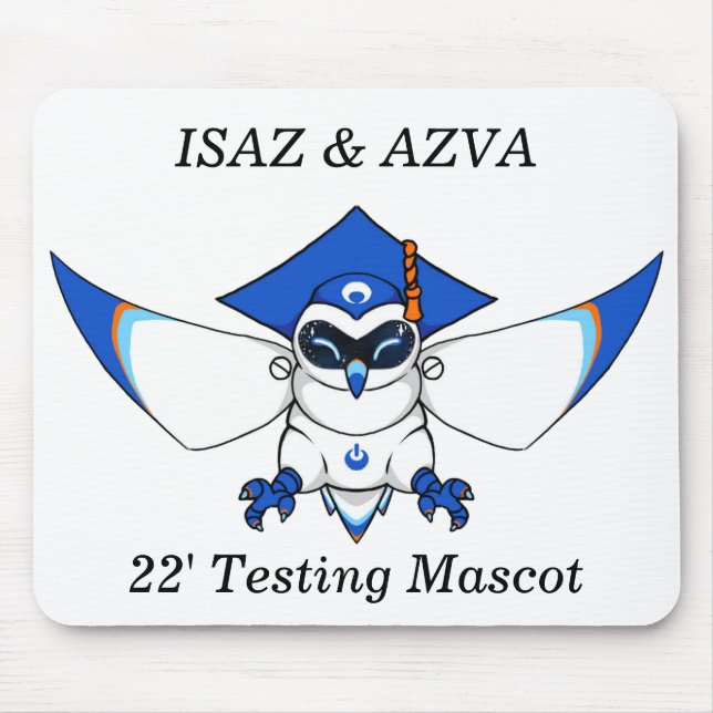 Tapis De Souris Test de la mascotte (Devant)