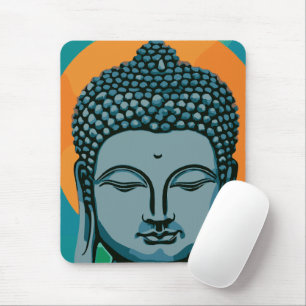 Tapis De Souris Tête de bouddha zen