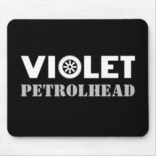 Tapis De Souris Tête de pétrole violette