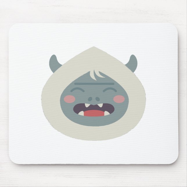 Tapis De Souris Tête de yeti (Devant)