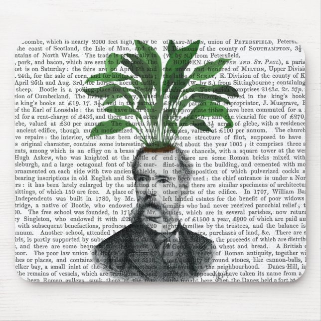 Tapis De Souris Tête du Plante Aspidistra (Devant)