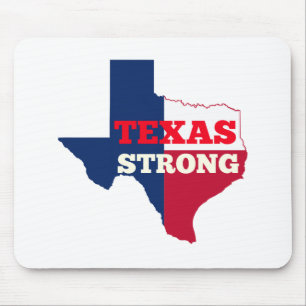 Tapis De Souris Texas de rouge, blanc et bleu le "fort "