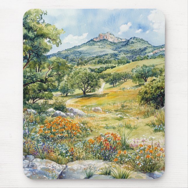 Tapis De Souris Texas Hill Country (Devant)