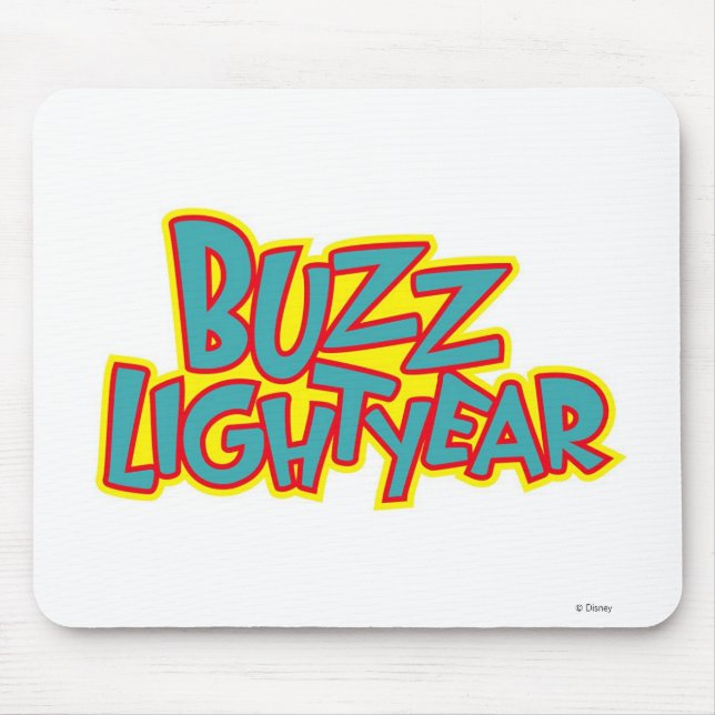 Tapis De Souris Texte de l'année de Buzz (Devant)