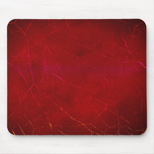 Tapis De Souris Texture Abstraite rouge-sang avec traits (Devant)